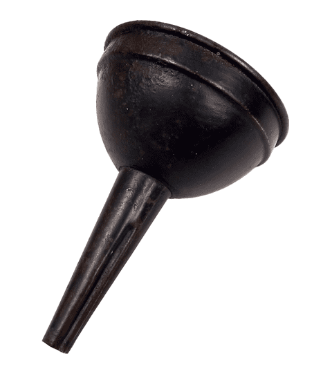 Vintage Kitchen Utensil Cooking Oil Sieve Filter Funnel 1950s Small 2.75" diameter