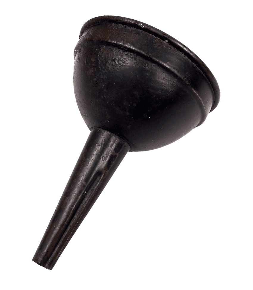 Vintage Kitchen Utensil Cooking Oil Sieve Filter Funnel 1950s Small 2.75