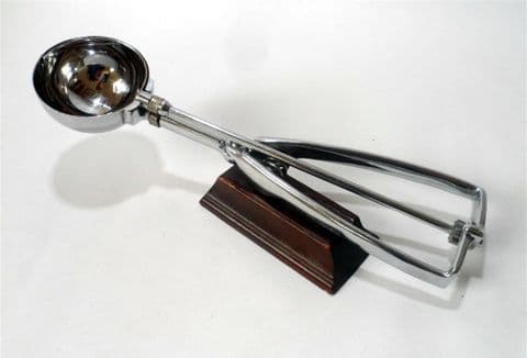 Vintage Kitchen Utensil Tool DRGM Design Reg Reliance Chrome Ice Cream Scoop Circa 1950/60s Potato