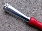 Vintage Kitchen Utensil Tool Nutbrown Blackpool Butter Pat Maker Apple Corer England Made 1950s Red