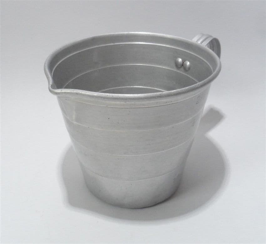 Vintage Kitchen Ware 2 Pint Old School Belso Bell Aluminium Measuring Jug Utensil Holder Display