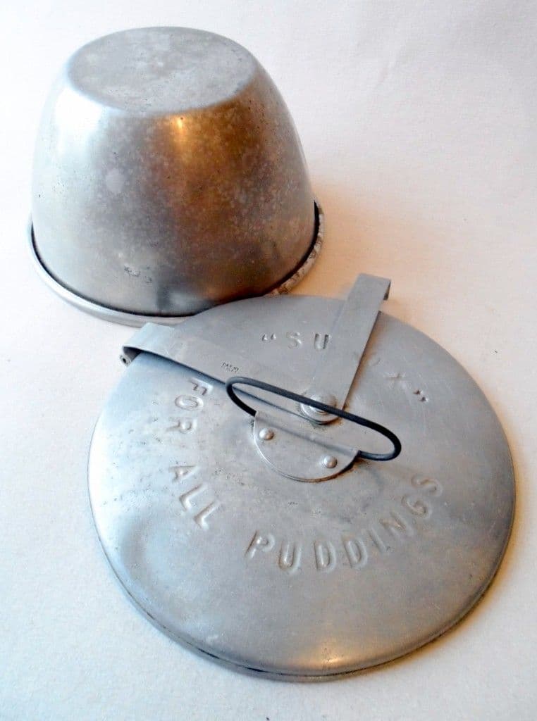 Vintage Kitchen Ware Kitchenalia Patent Pudding Steamer Lidded Bowl