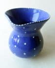Vintage Kitchen Wetherigg Penrith Studio Pottery Jug Polka Dot Blue Not Stamped  Schofield  Thorburn