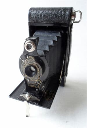 Vintage Kodak New York USA No.2 Folding Autographic A120 120 Roll Film Camera Circa 1917 Serial No. 477555