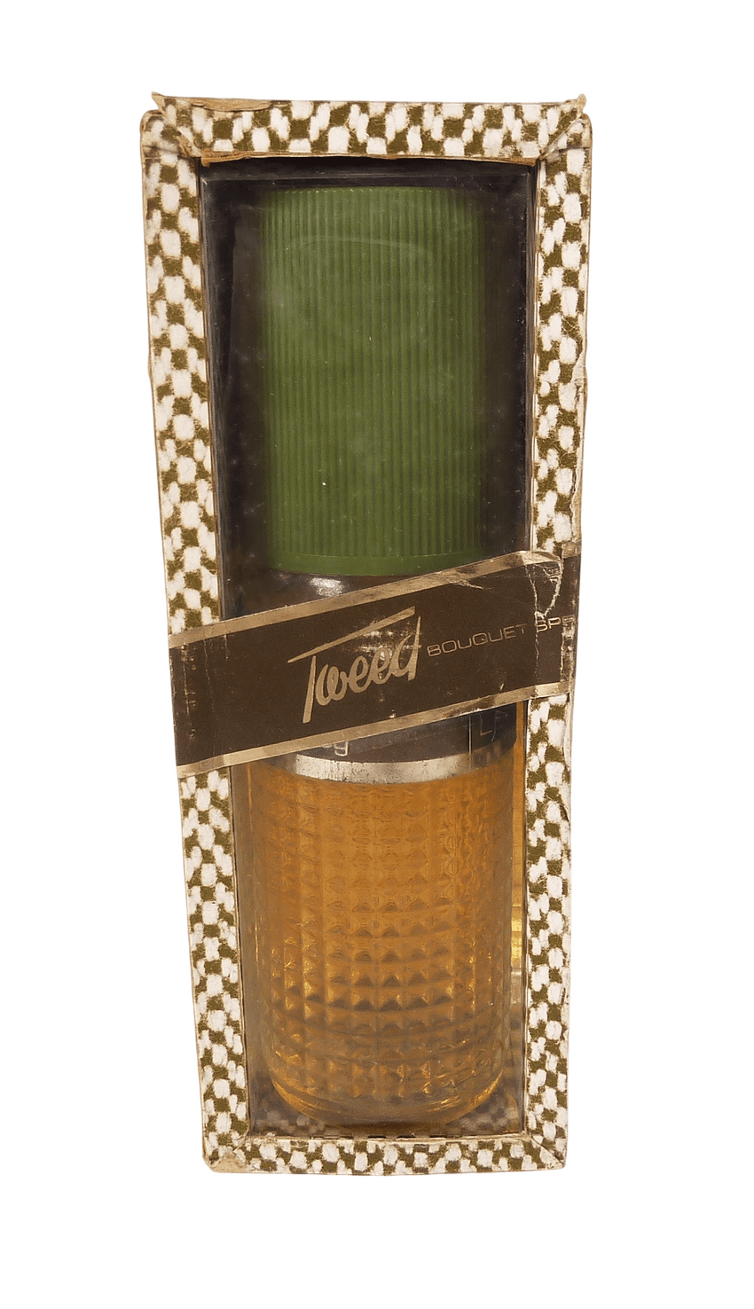 Vintage Ladies Perfume Boxed Lentheric Tweed Bouquet Eau de Toilette Spray 48g 48ml Unused Fragrance
