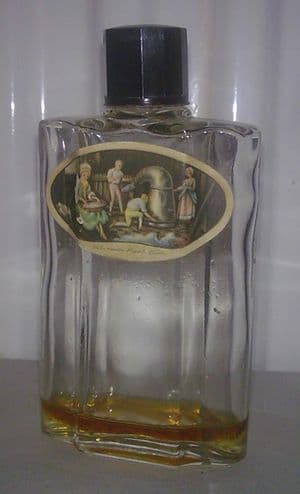 Vintage Ladies Perfume Scent Bottle Fine Preparation English Lavender Cologne Circa 1930s