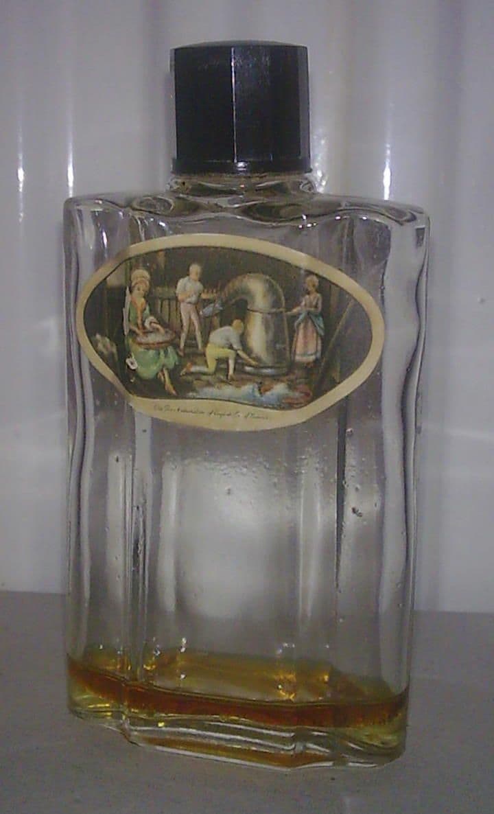 Vintage Ladies Perfume Scent Bottle Fine Preparation English Lavender Cologne Circa 1930s