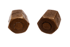 Vintage Large Handmade Brass Nut & Bolt How's That Owzthat Cricket Dice Game c/w Instructions 1940s