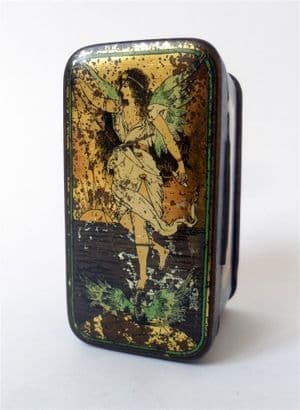 Vintage Loom Spinning Ring Travellers Tin Cook & Co Manchester Circa 1930s Fairy Fairies