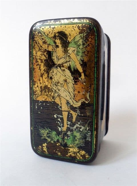 Vintage Loom Spinning Ring Travellers Tin Cook & Co Manchester Circa 1930s Fairy Fairies