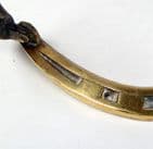 Vintage Lucky Brass English Double Horseshoe Horse Shoe Door Knocker 1930s Riding Country Cottage