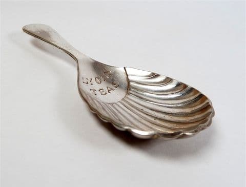 Vintage Lyon's Lyons Teas Advertising Silver Plate Caddy Spoon Circa 1930s Made in Sheffield