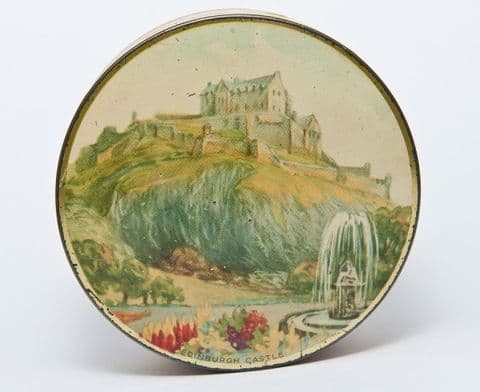 Vintage McVitie & Price Edinburgh Castle Scotland Sample Biscuit Tin Circa 1938