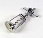 Vintage Mechanical Chrome Plated Rollover Locking Collar Frame Corkscrew Geschuetzt German Reg Des