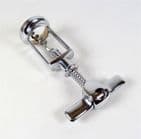 Vintage Mechanical Chrome Plated Rollover Locking Collar Frame Corkscrew Geschuetzt German Reg Des