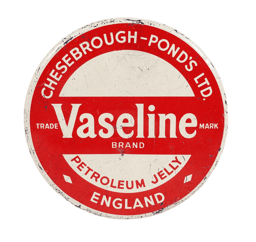 Vintage Medical Chemist Large Chesebrough Ponds Ltd Vaseline Petroleum Jelly Tin 1950s