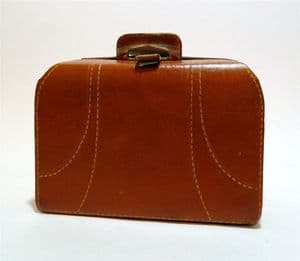 Vintage Medical Kit Miniature Suitcase Bag Leather Cased First Aid Set Contents Travel Doctors
