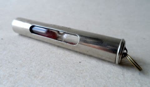 Vintage Medical Medic Doctors Nurse 1/2 Half Minute Pulse Glass Timer Circa 1940s 1950s Chatelaine Reenactment WW2 Era Sealed