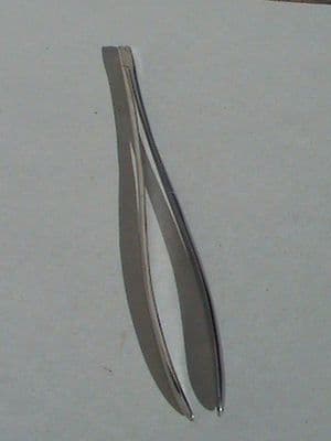Vintage Medical Tool Instrument Sklar USA Stainless Unusual Long Handled Forceps, Circa 1950s