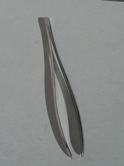 Vintage Medical Tool Instrument Sklar USA Stainless Unusual Long Handled Forceps, Circa 1950s