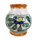 Vintage Mid Century GDR East German Strehla Keramik Saxony Art Pottery Vase 1960/1970s 1429 Textured