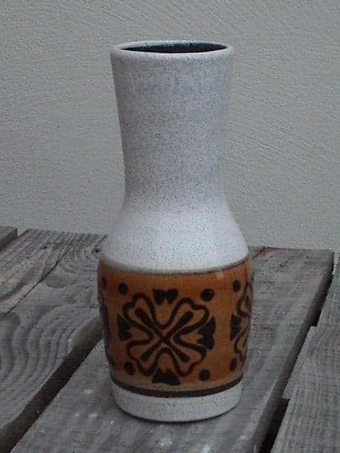 Vintage Mid Century German Art Pottery West Germany Dumler & Breiden Vase 8.25