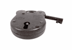 Vintage Military 1945 WW2 Air Ministry Walsall Locks & Cartgear Ltd No4 Padlock Working c/w Key