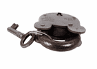 Vintage Military 1945 WW2 Air Ministry Walsall Locks & Cartgear Ltd No4 Padlock Working c/w Key