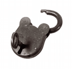 Vintage Military 1945 WW2 Air Ministry Walsall Locks & Cartgear Ltd No4 Padlock Working c/w Key