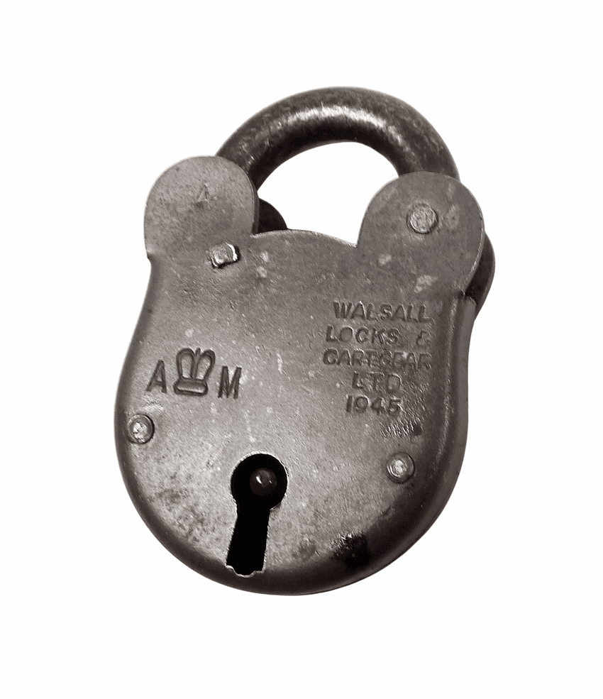 Vintage Military 1945 WW2 Air Ministry Walsall Locks & Cartgear Ltd No4 ...