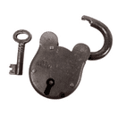 Vintage Military 1945 WW2 Air Ministry Walsall Locks & Cartgear Ltd No4 Padlock Working c/w Key