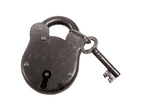 Vintage Military 1945 WW2 Air Ministry Walsall Locks & Cartgear Ltd No4 Padlock Working c/w Key