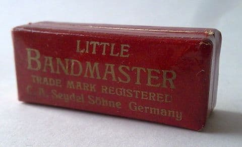 Vintage Miniature Little Bandmaster Harmonica Mouth Organ C A Seydel Sohne Germany Boxed Circa 1950s