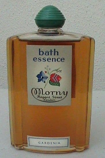Vintage Morny Regent Street London Gardenia Bath Essence Circa 1930s 2 fl oz Net Sealed Full Unused