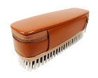 Vintage Motoring Garage English Cow Hide Leather Nylon Brush Car Valet Kit  Tools Gauge Unused