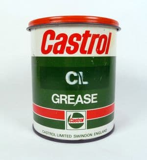 Vintage Motoring Garage Tin Castrol Limited Swindon CL Grease 500g Tin c/w Contents Castrolease