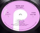 Vintage Music 1972 DEEP PURPLE Machine Head Purple Records TPSA 7504 UK PRESS VINYL LP Album Poster