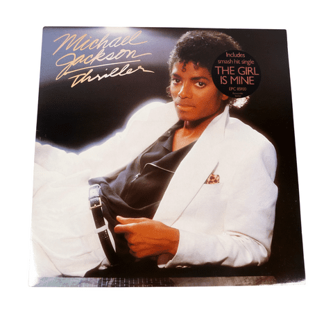 Vintage Music 1982 Michael Jackson Thriller Epic Records EPC 85930 UK PRESS VINYL LP Gatefold Album
