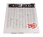 Vintage Music 1987 Michael Jackson Bad Epic Records 450290 1 UK PRESS VINYL LP Gatefold Album