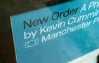 Vintage Music Framed Signed 2014 New Order Kevin Cummins Manchester Exhibition Gallery Poster Blue