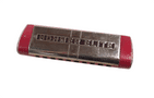 Vintage Music Red Hohner Elite Marine Band Tear Drop Harmonica Mouth Organ Key G Circa 1930s