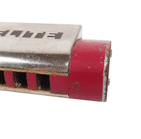 Vintage Music Red Hohner Elite Marine Band Tear Drop Harmonica Mouth Organ Key G Circa 1930s