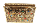 Vintage Nabisco Frears Woodgate Leicester England Jewelled Casket Biscuit Tin
