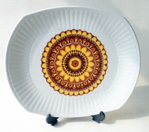 Vintage Nevada Plate English Ironstone Pottery Ltd Stoke Staffordshire Tableware 1970s Beefeater