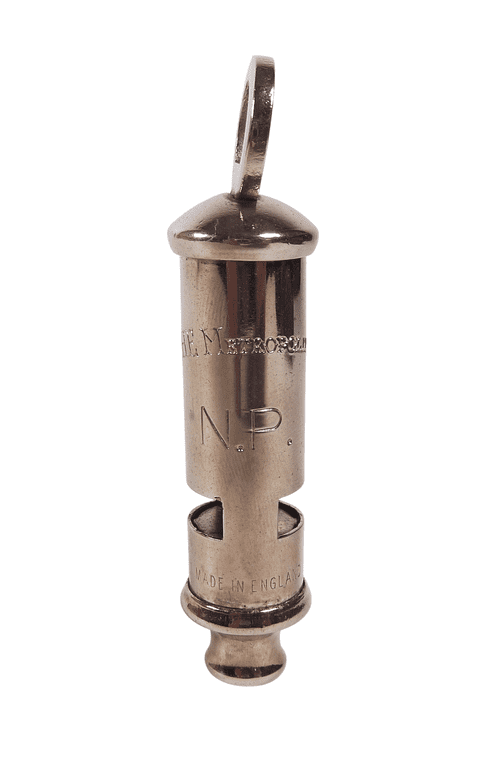 Vintage Nigerian Police J Hudson & Co Birmingham Metropolitan  Whistle Made in England 1960 GSW