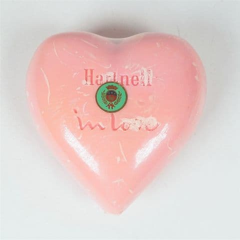 Vintage Norman Hartnell In Love Perfume Perfumed Soap 110g gram Circa 1960s Pink Heart Shaped