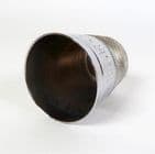 Vintage Novelty Over-Sized Sewing Thimble Measure Just a Thimble Full Enamel Scotland Crest Tot Shot