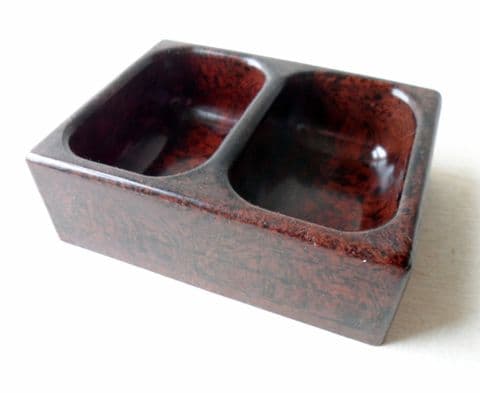 Vintage Office Art Deco Velos England Bakelite Desk Tidy 1930s Paper Clips Fasteners Bands Pins Etc