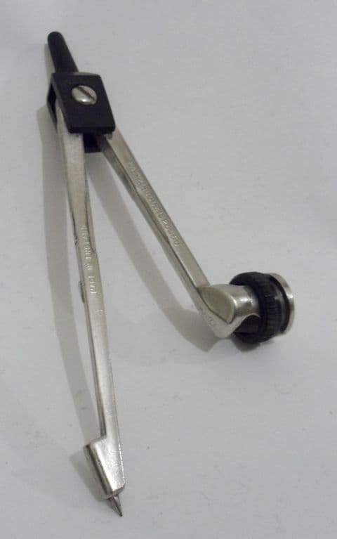 Vintage Old School Days English Patent Helix Drawing Pencil Compass 1970s 1980s