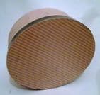 Vintage Oval Hat Box Advertising F L Spring Queen Street Blackpool Circa 1950s